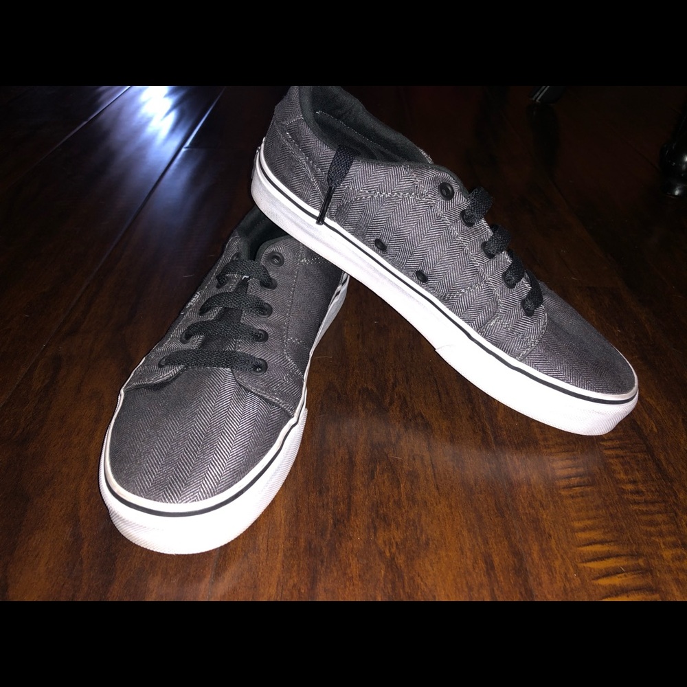 VANS | Grey & Black Mens Shoe